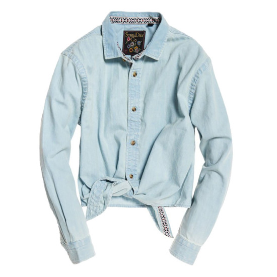 Superdry Γυναικείο denim πουκάμισο